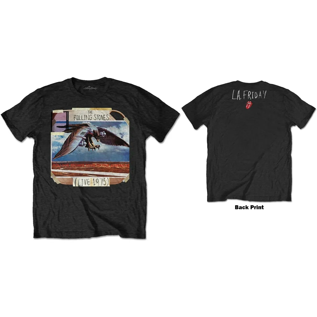 Album artwork for Unisex T-Shirt LA Friday Back Print by The Rolling Stones