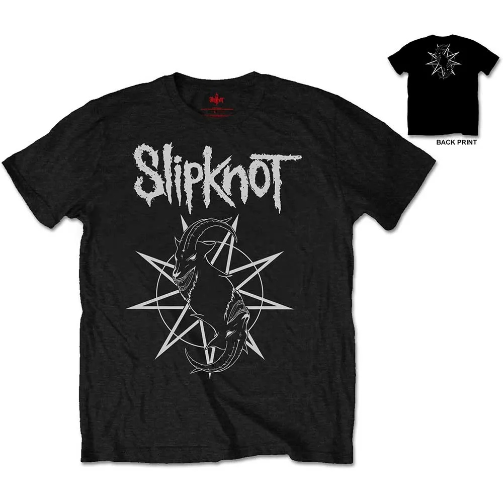 Album artwork for Unisex T-Shirt Goat Star Logo Back Print by Slipknot