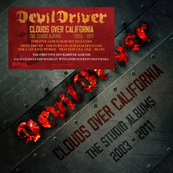 Album artwork for Clouds Over California:The Studio Albums2003-2011 by DevilDriver