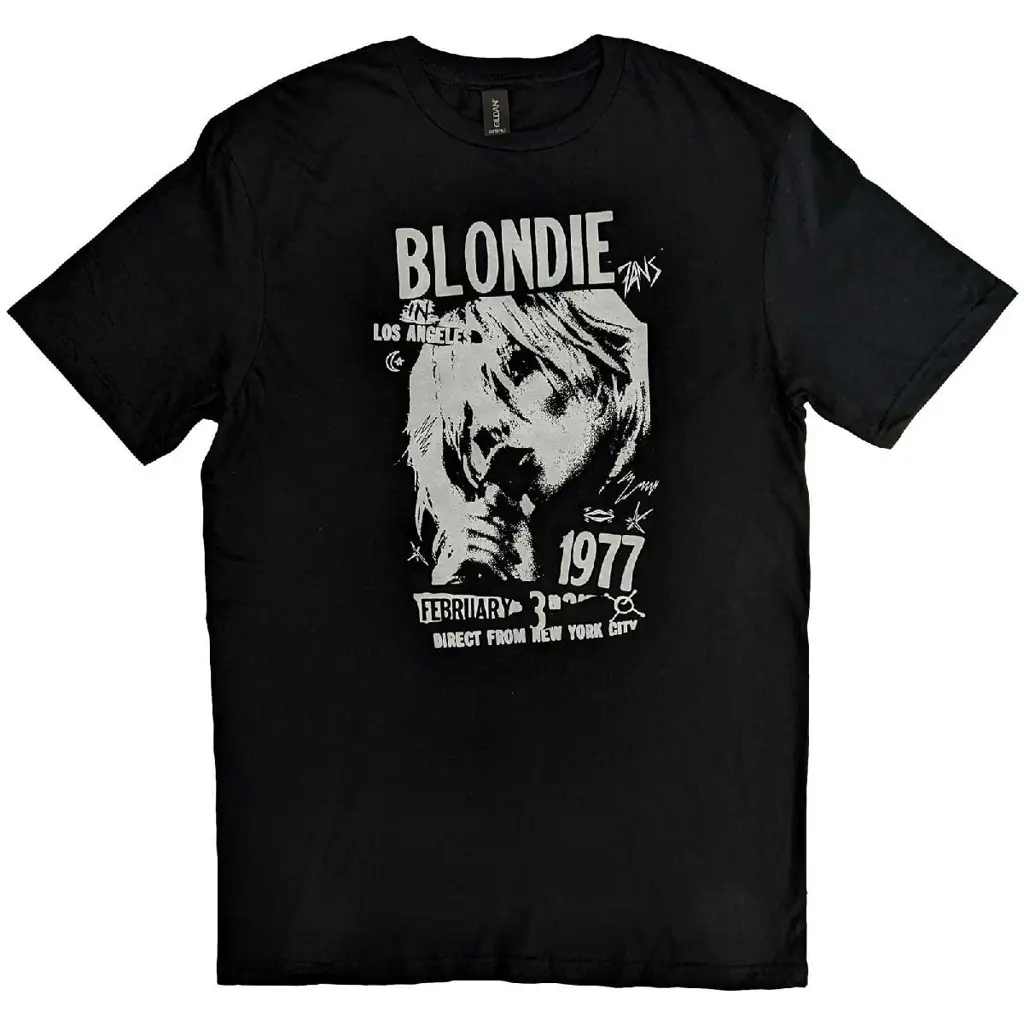 Album artwork for Blondie Unisex T-Shirt: 1977 Vintage  1977 Vintage Short Sleeves by Blondie