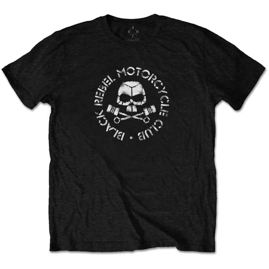 Album artwork for Unisex T-Shirt Piston Skull by Black Rebel Motorcycle Club