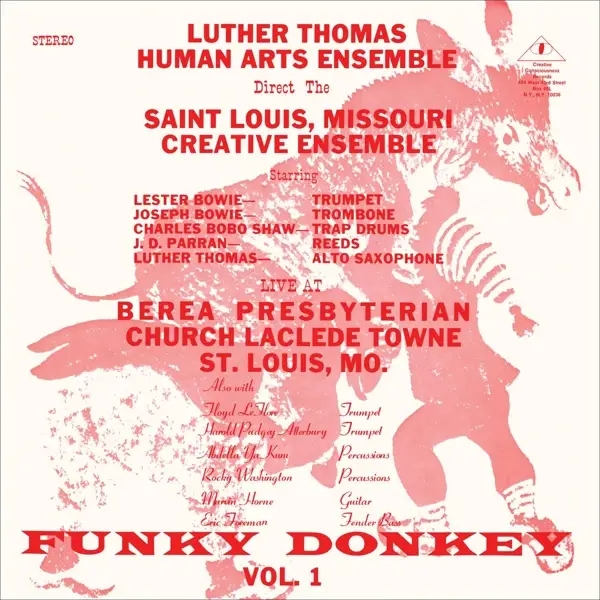 Album artwork for Funkey Donkey Vol.1 by Luther Thomas Human Arts Ensemble