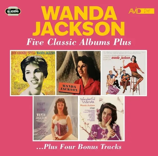 Album artwork for Five Classic Albums Plus by Wanda Jackson
