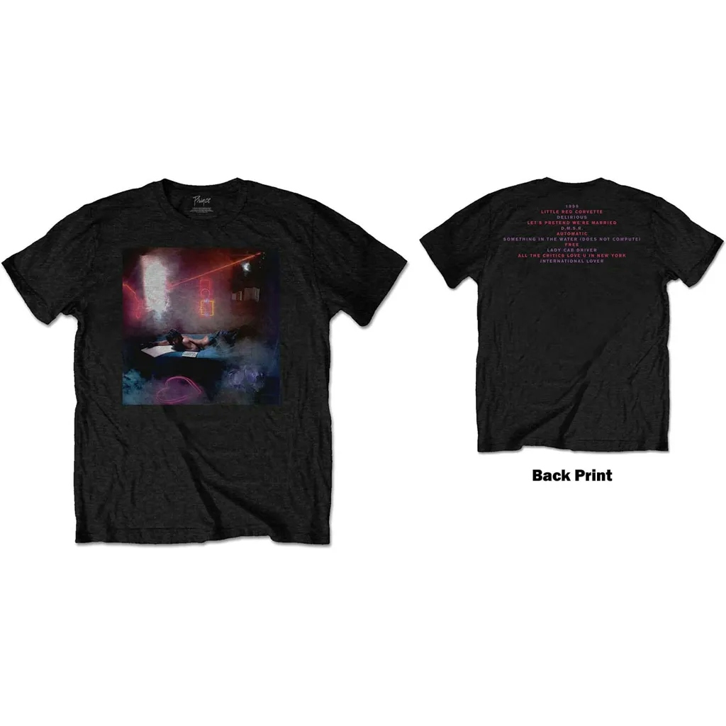Album artwork for Unisex T-Shirt Watercolours Back Print by Prince