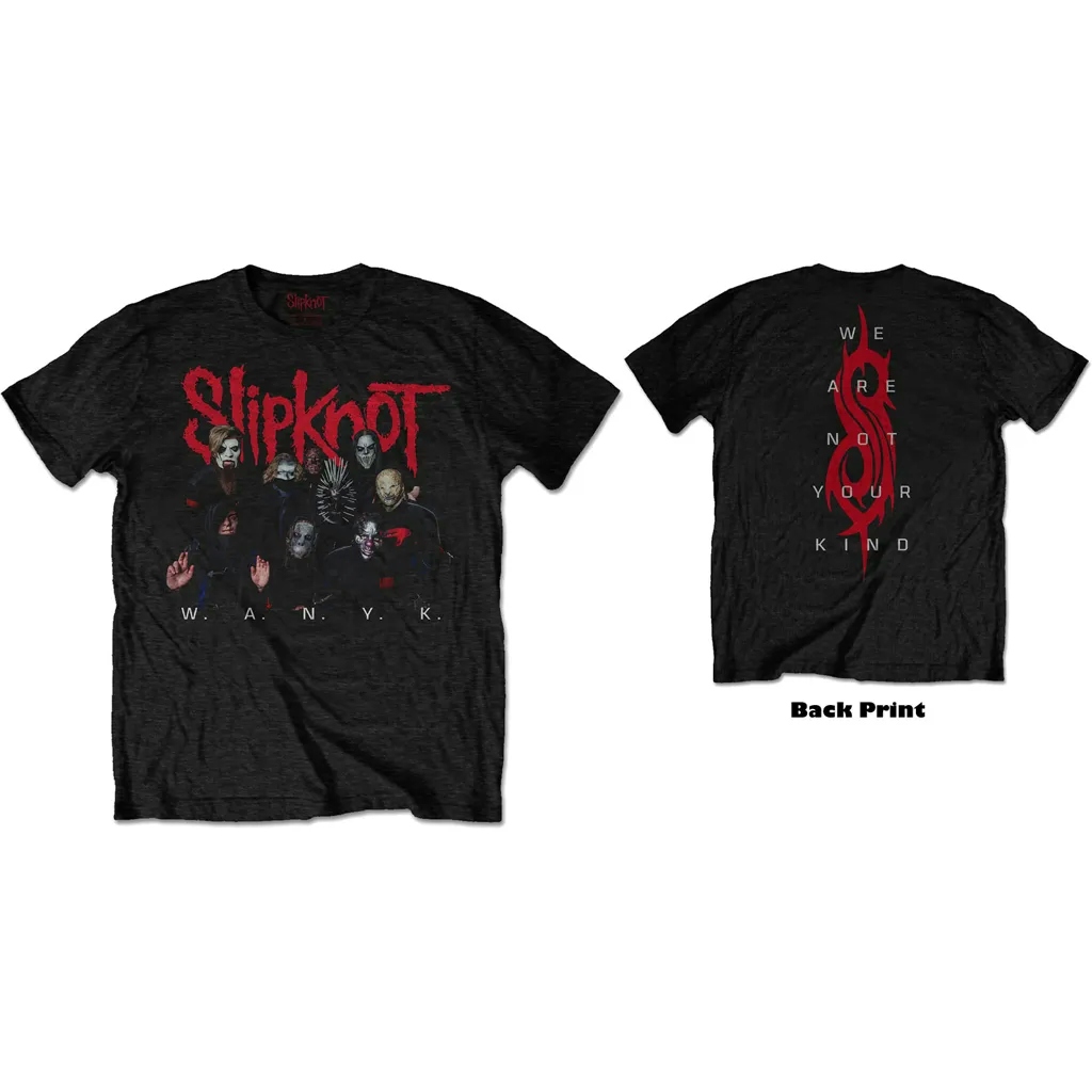 Album artwork for Unisex T-Shirt WANYK Logo Back Print by Slipknot