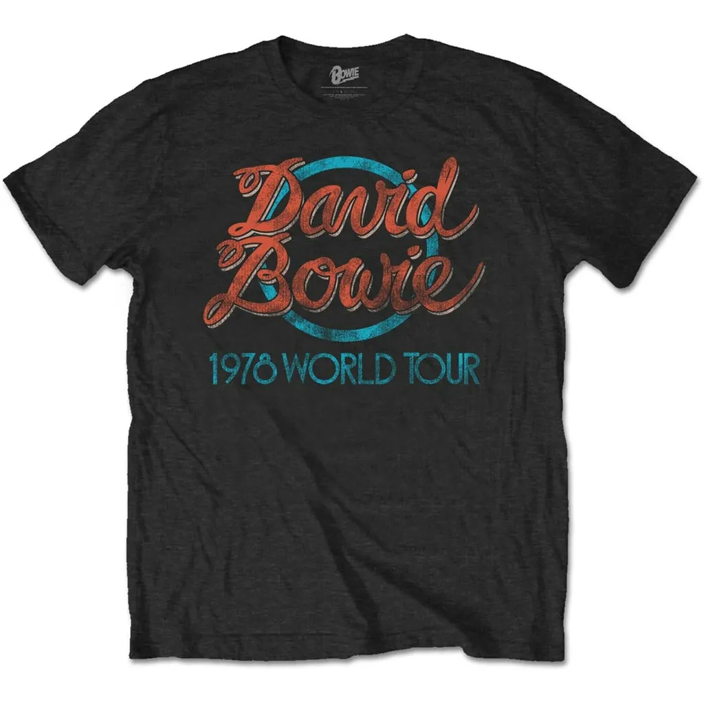 Album artwork for Unisex T-Shirt 1978 World Tour by David Bowie
