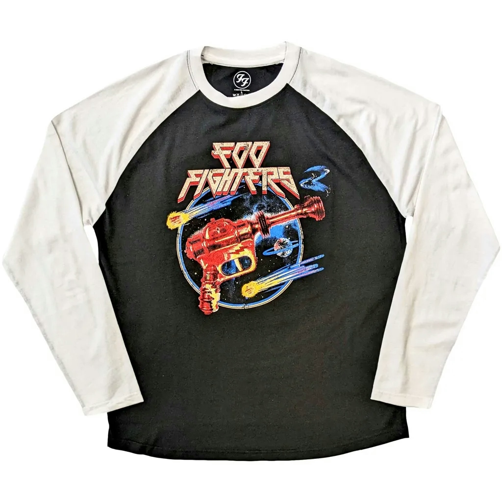 Album artwork for Unisex Raglan T-Shirt Ray Gun by Foo Fighters