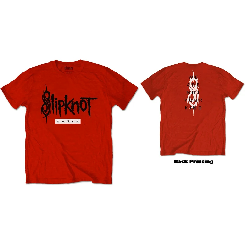 Album artwork for Unisex T-Shirt WANYK Back Print by Slipknot