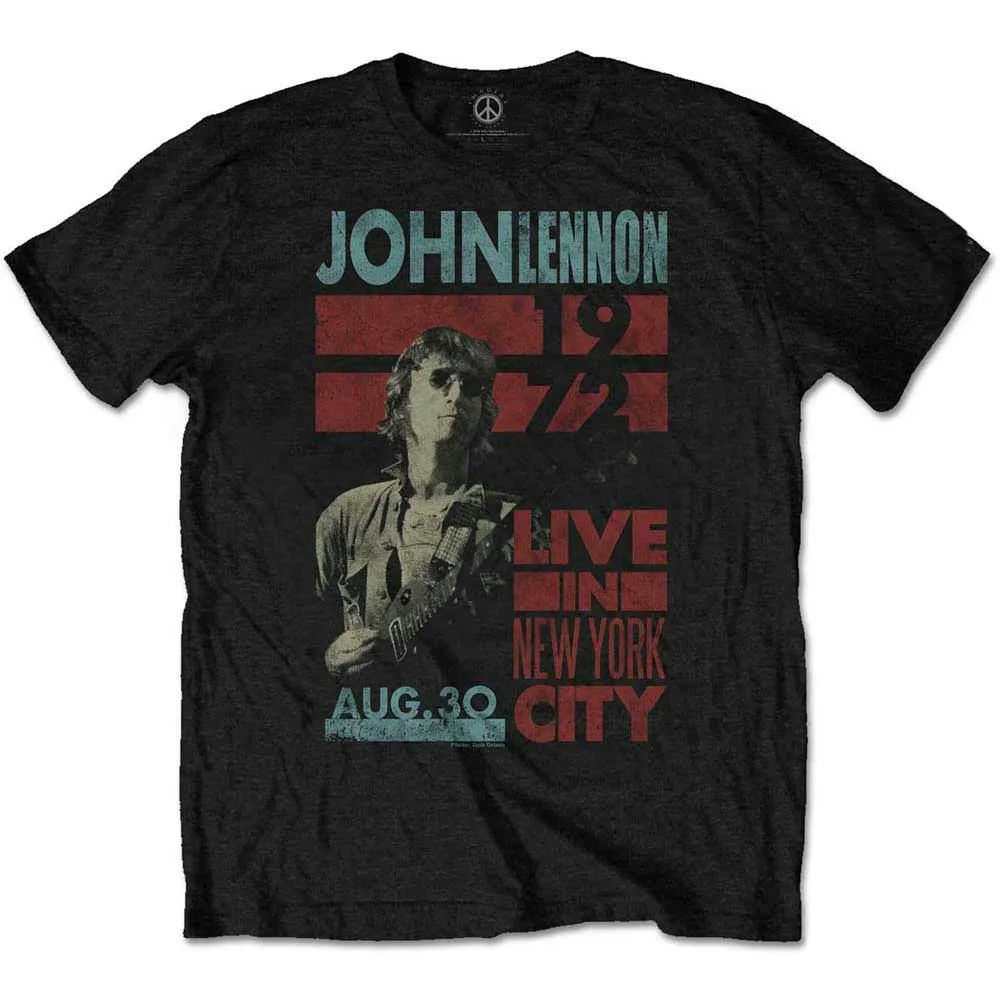 Album artwork for Unisex T-Shirt Live in NYC by John Lennon