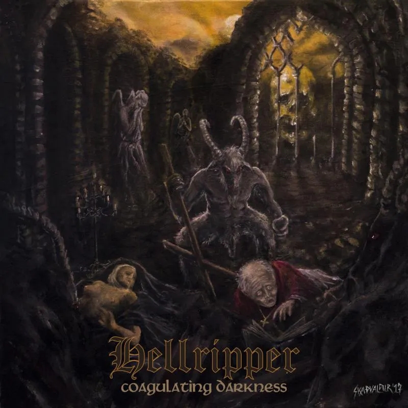 Album artwork for Coagulating Darkness by Hellripper