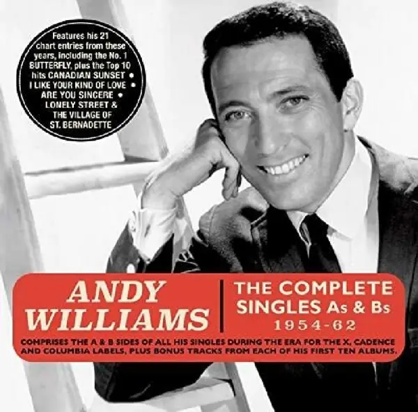 Album artwork for Complete Singles As & BS 1954-62 by Andy Williams
