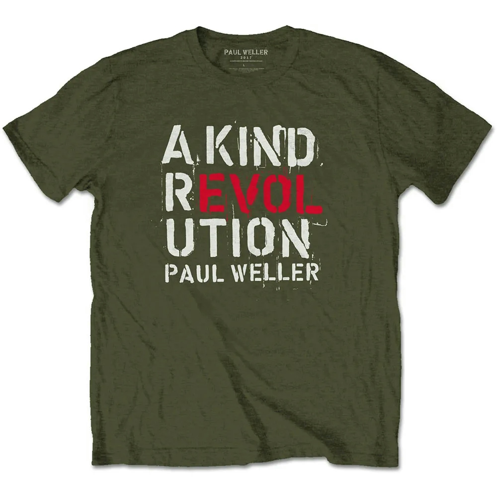 Album artwork for Unisex T-Shirt A Kind Revolution by Paul Weller