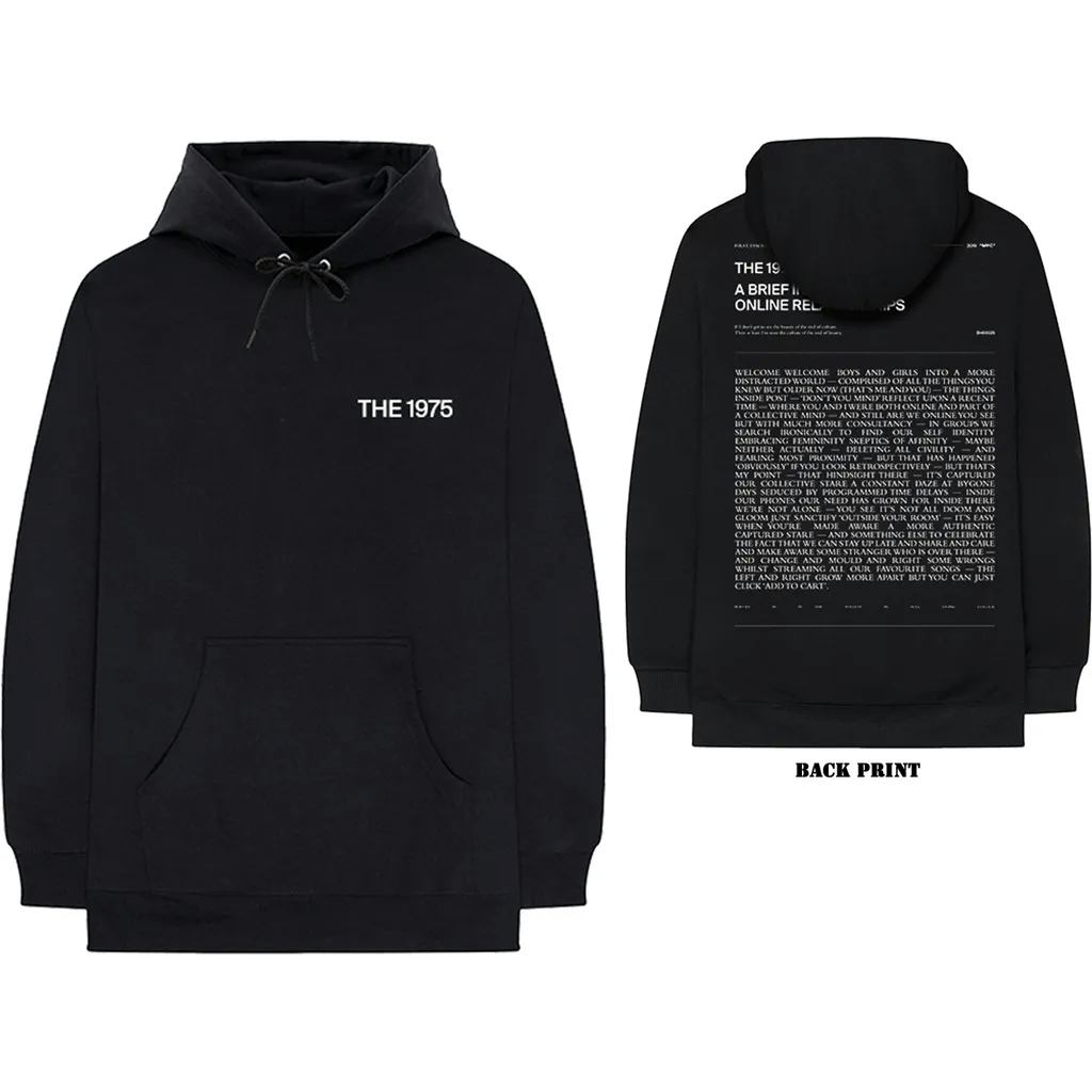 Album artwork for Unisex Pullover Hoodie ABIIOR Welcome Welcome Version 2. Back Print by The 1975