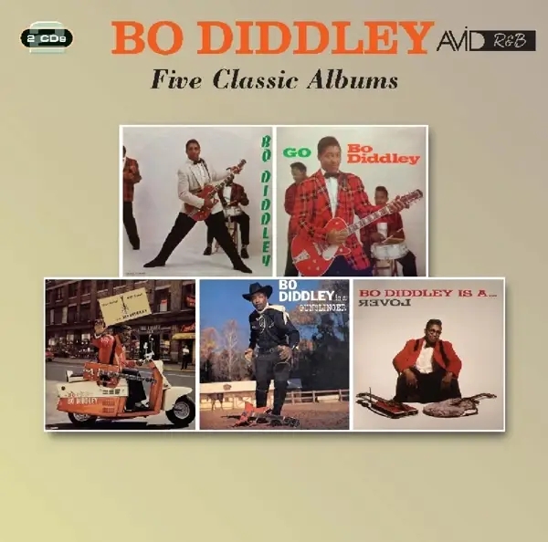 Album artwork for Five Classic Albums by Bo Diddley