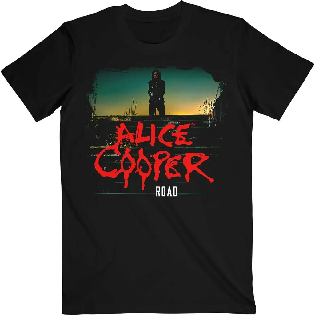 Album artwork for Alice Cooper Unisex T-Shirt: Back Road   Back Road Short Sleeves by Alice Cooper