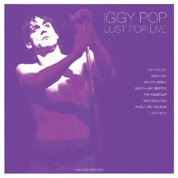 Album artwork for Lust For Live by Iggy Pop