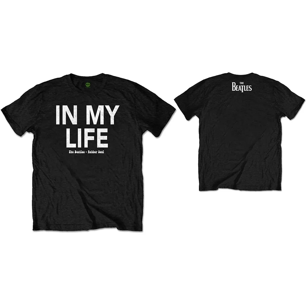 Album artwork for Unisex T-Shirt In My Life Back Print by The Beatles