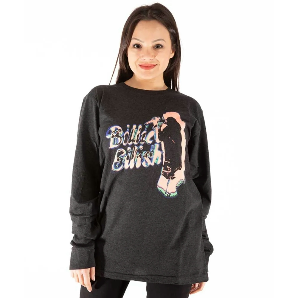 Album artwork for Unisex Long Sleeve T-Shirt Neon Silhouette by Billie Eilish