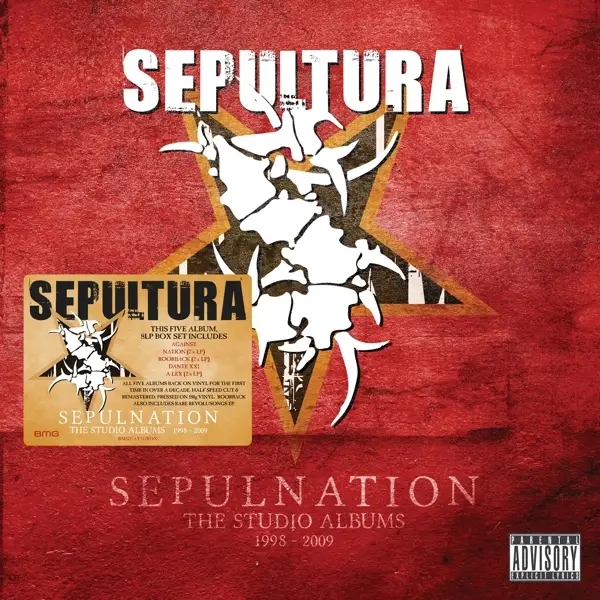 Album artwork for Sepulnation-The Studio Albums 1998-2009 by Sepultura