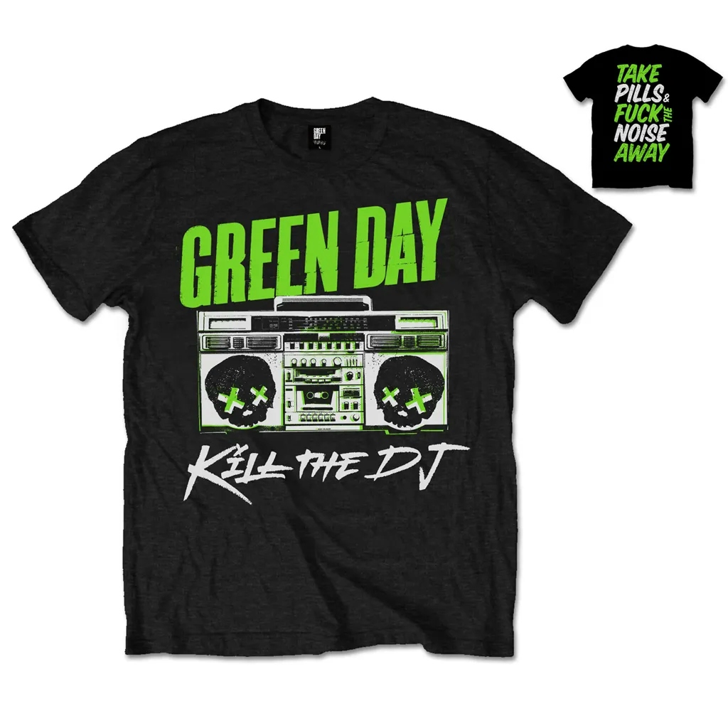 Album artwork for Unisex T-Shirt Kill the DJ Back Print by Green Day