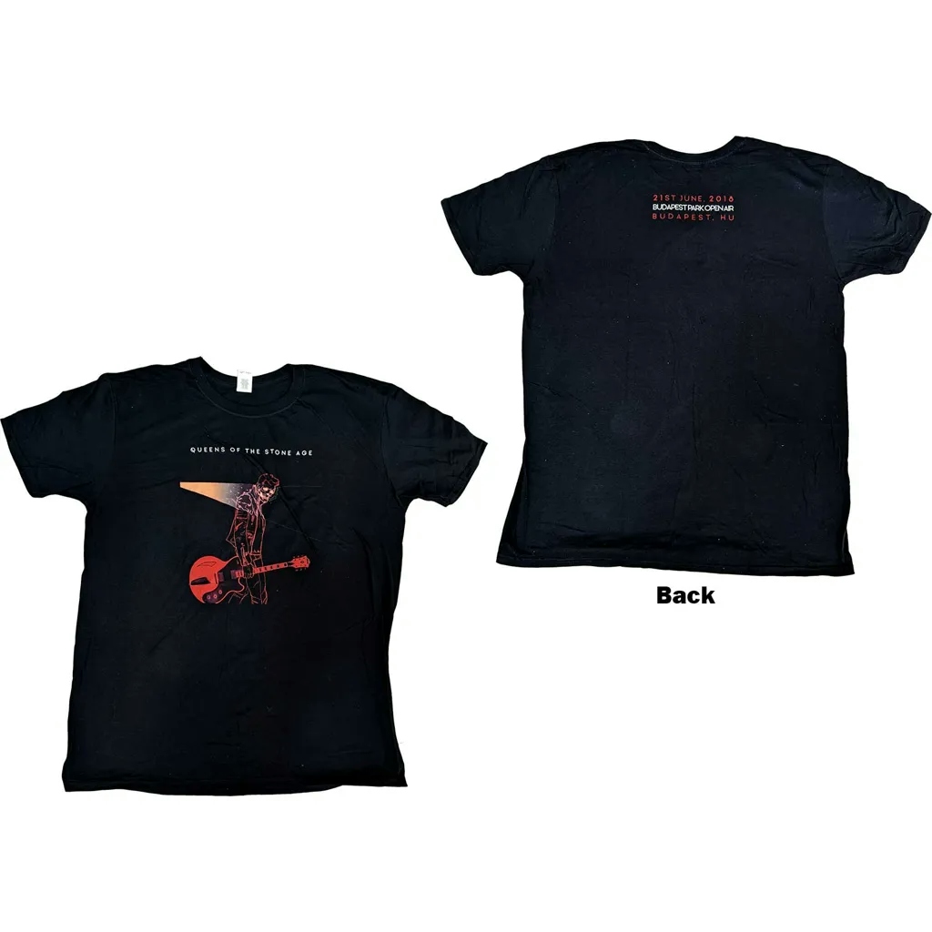 Album artwork for Unisex T-Shirt Budapest 2018 Back Print by Queens Of The Stone Age