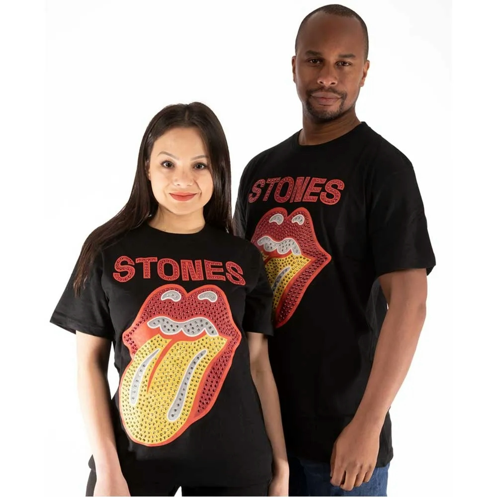 Album artwork for Unisex Embellished T-Shirt Dia Tongue Diamante, Embellished, Crystals, Rhinestones by The Rolling Stones