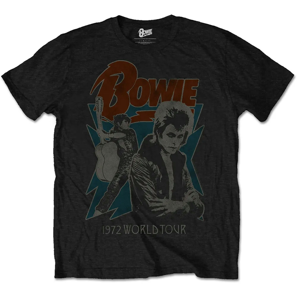Album artwork for Unisex T-Shirt 1972 World Tour by David Bowie