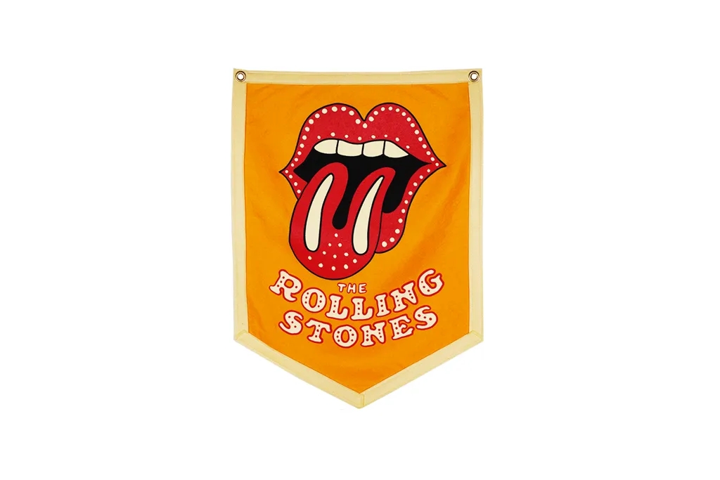 Album artwork for The Rolling Stones Camp Flag by Oxford Pennant, The Rolling Stones