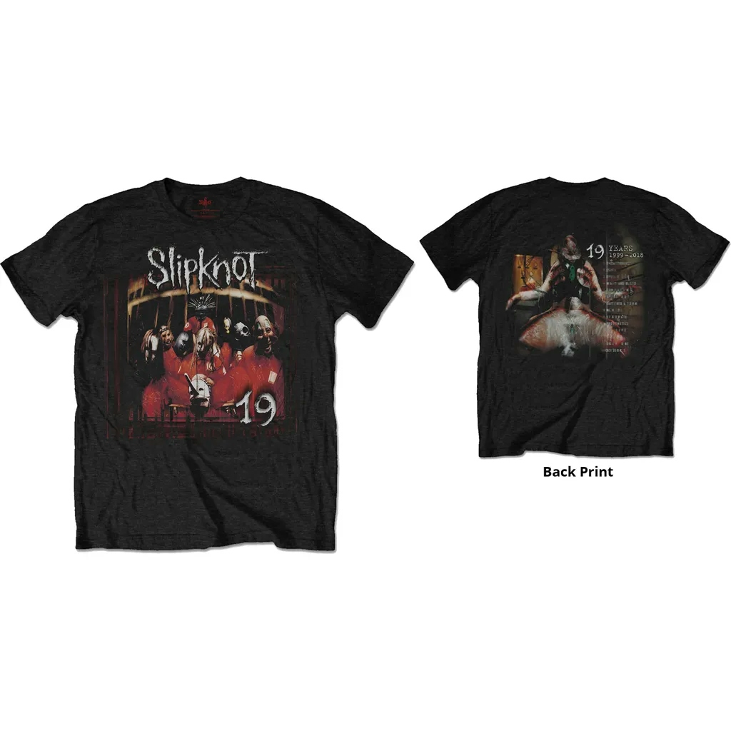 Album artwork for Unisex T-Shirt Debut Album 19 Years Back Print by Slipknot