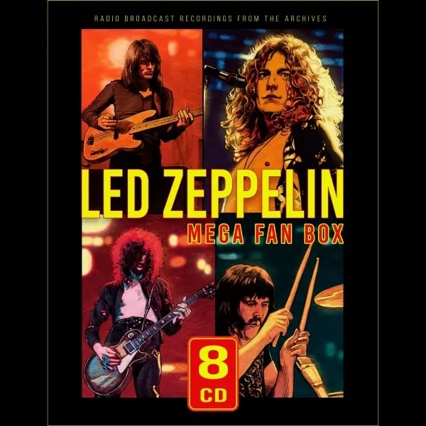 Album artwork for Mega Fan Box  /  Radio Broadcasts by Led Zeppelin