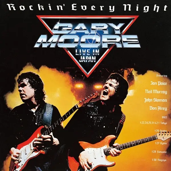 Album artwork for Rockin' Every Night Live in Japan by Gary Moore