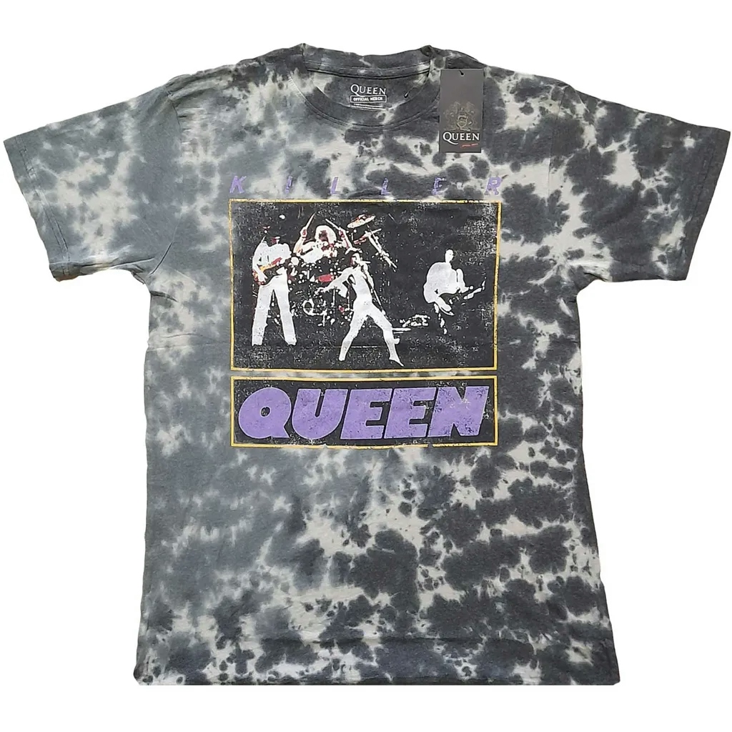 Album artwork for Unisex T-Shirt Killer Queen Dye Wash by Queen