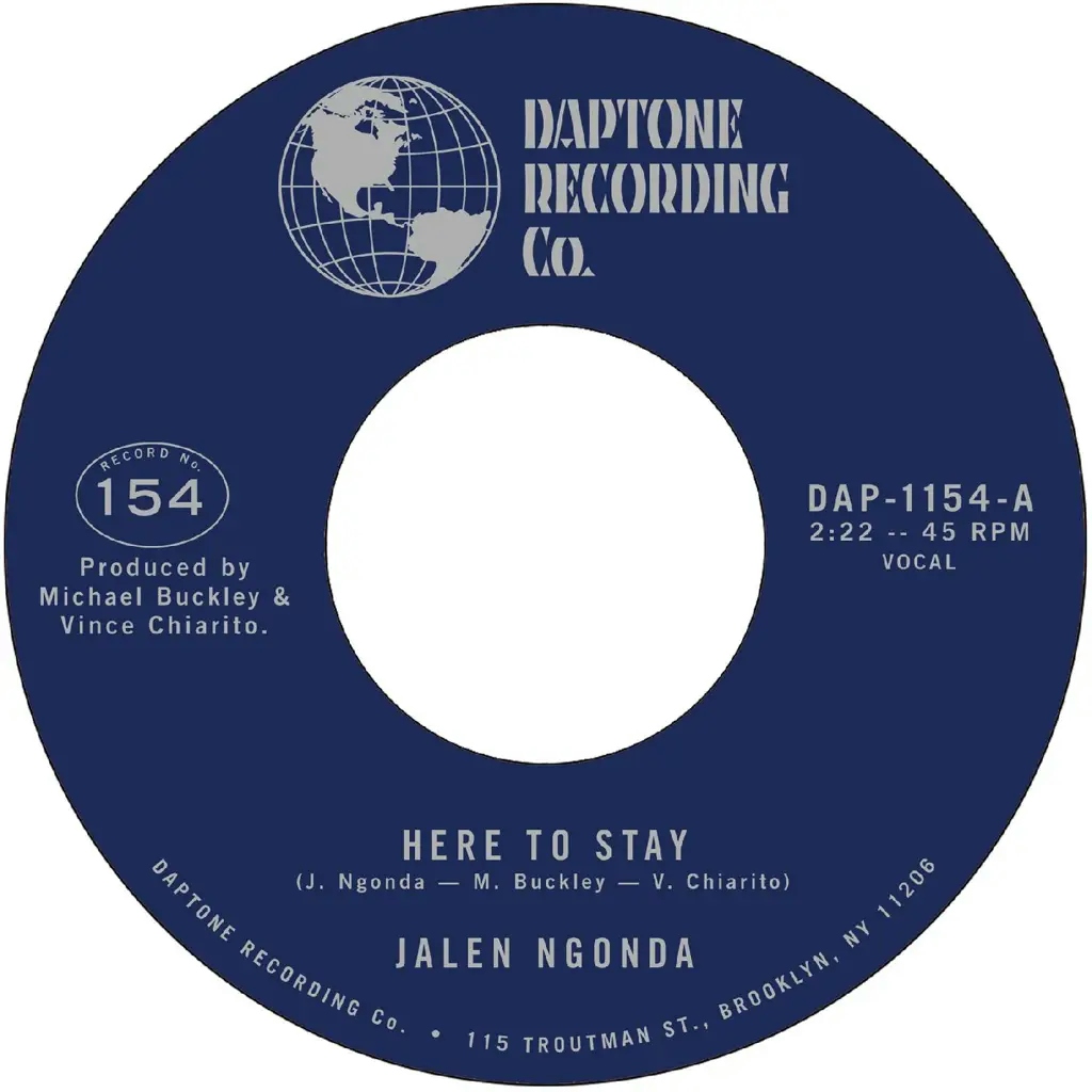 Album artwork for Here to Stay b/w If You Don't Want My Love by Jalen Ngonda