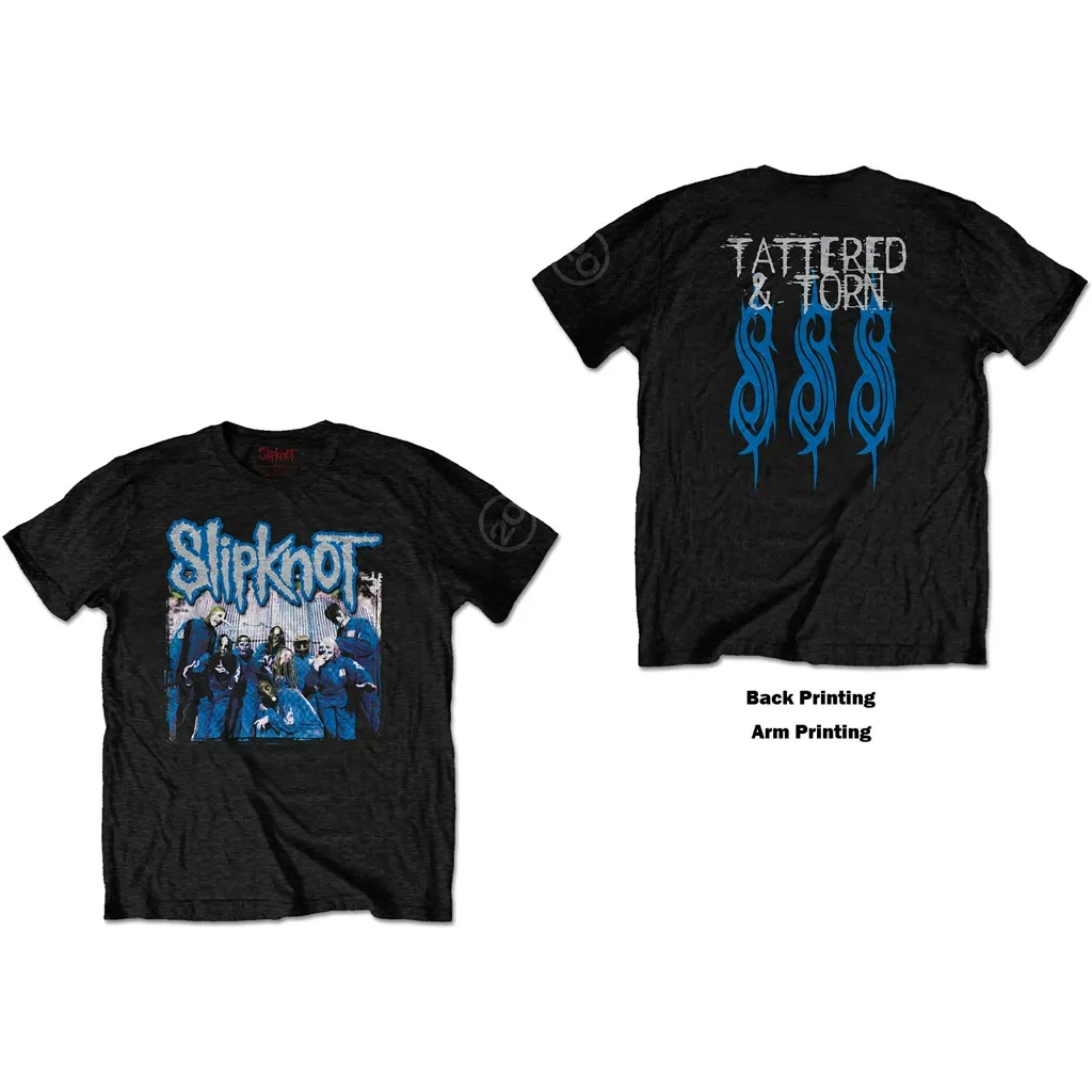 Album artwork for Unisex T-Shirt 20th Anniversary Tattered & Torn Back Print by Slipknot