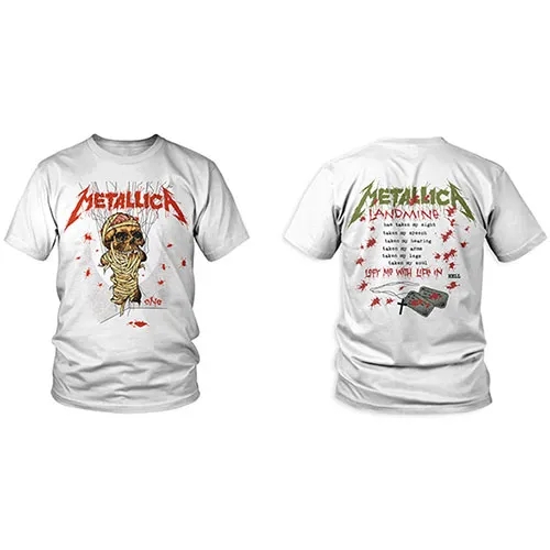Album artwork for Unisex T-Shirt One Landmine Back Print by Metallica