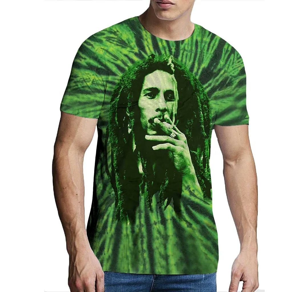Album artwork for Unisex T-Shirt Smoke Dye Wash, Tie Dye by Bob Marley