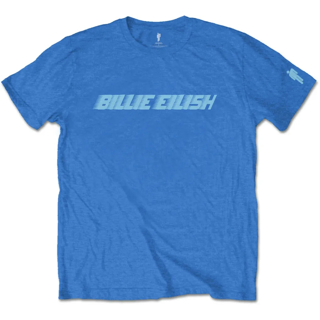 Album artwork for Unisex T-Shirt Blue Racer Logo Sleeve Print by Billie Eilish