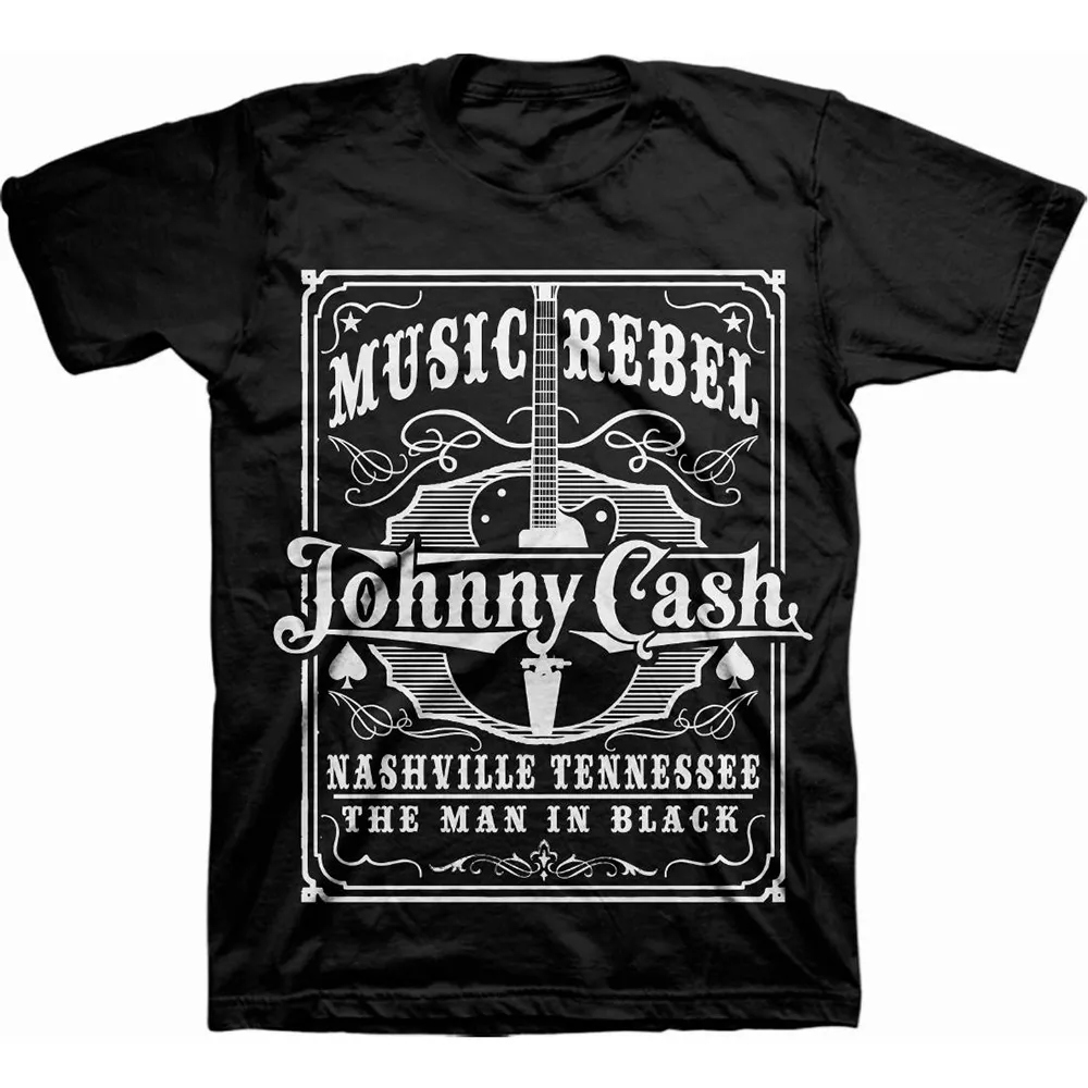 Album artwork for Unisex T-Shirt Music Rebel by Johnny Cash