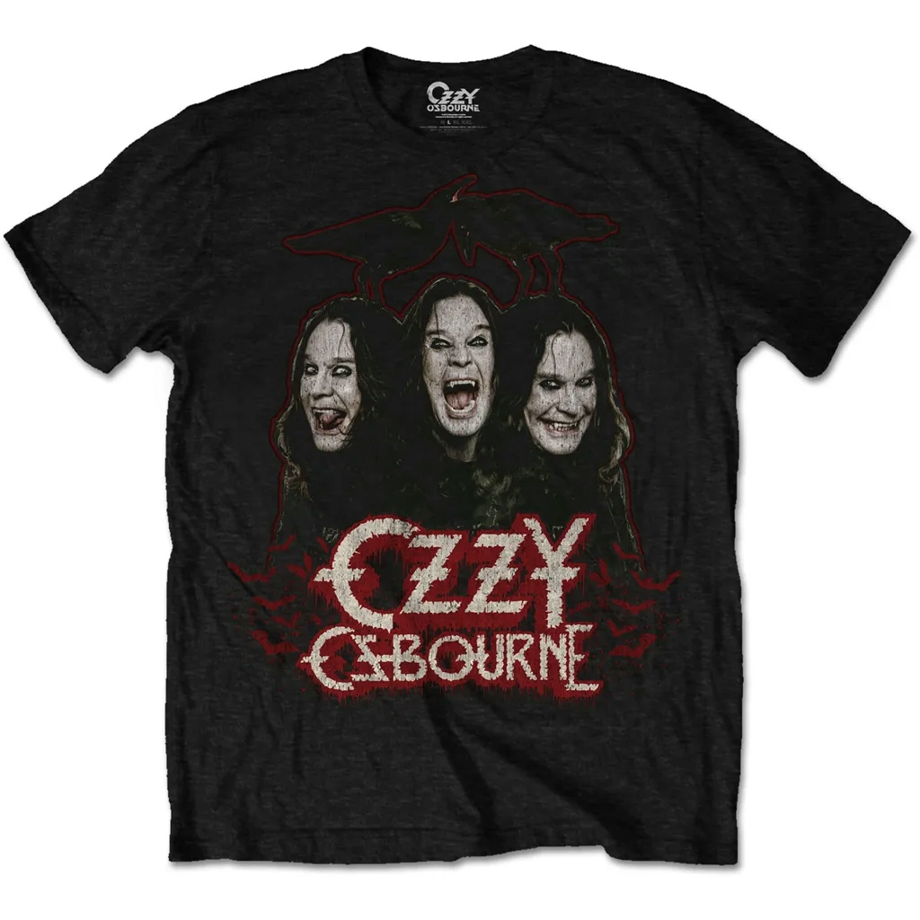 Album artwork for Unisex T-Shirt Crows & Bars by Ozzy Osbourne