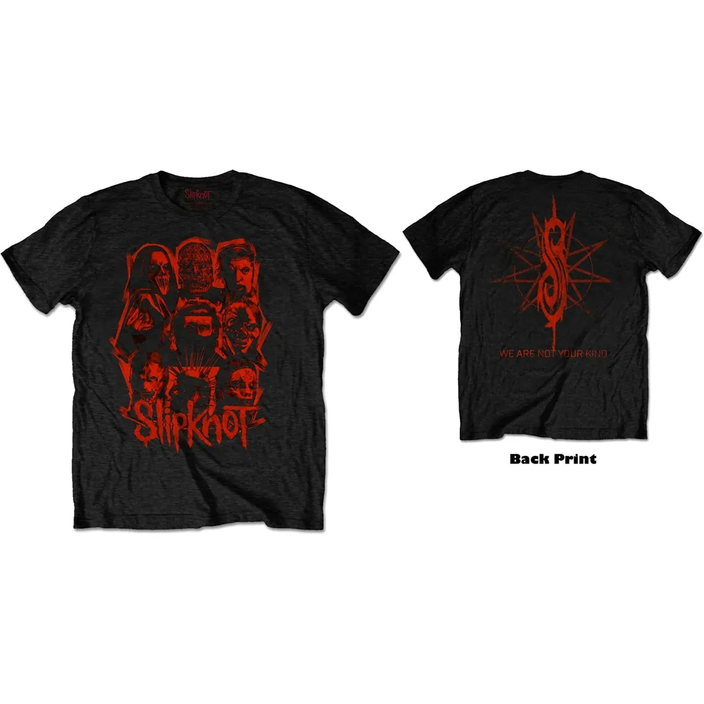 Album artwork for Unisex T-Shirt WANYK Red Patch Back Print by Slipknot