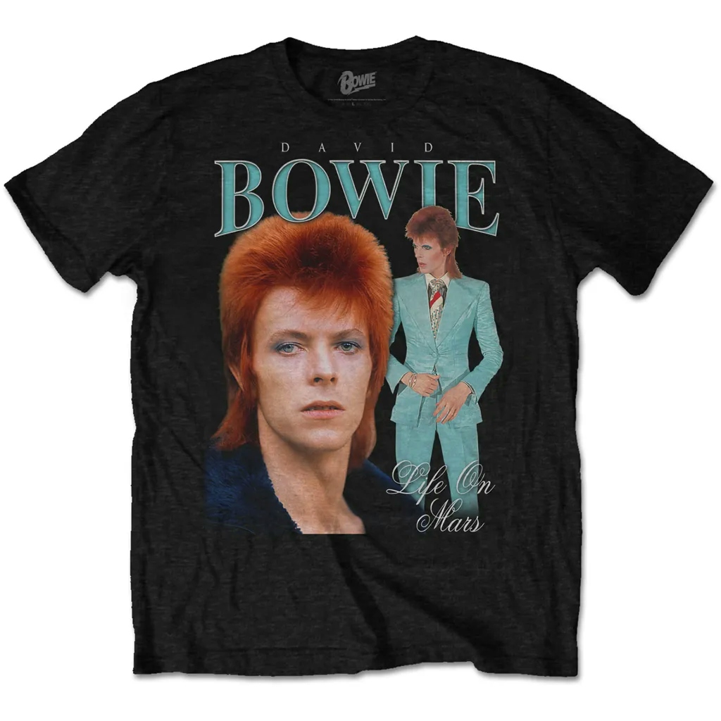 Album artwork for Unisex T-Shirt Life on Mars Homage by David Bowie