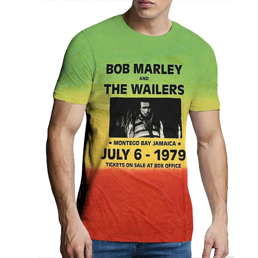 Album artwork for Unisex T-Shirt Montego Bay Dip Dye, Dye Wash by Bob Marley