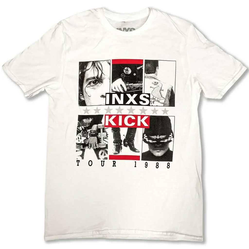 Album artwork for INXS Unisex T-Shirt: KICK Tour  KICK Tour Short Sleeves by INXS