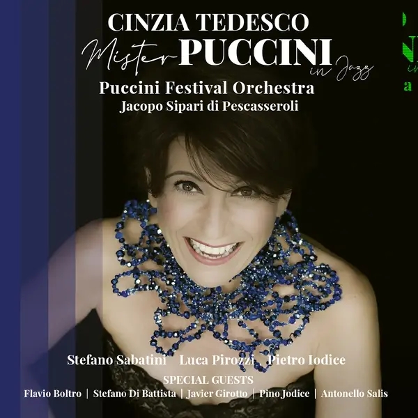 Album artwork for Mister Puccini in Jazz by Cinzia Tedesco