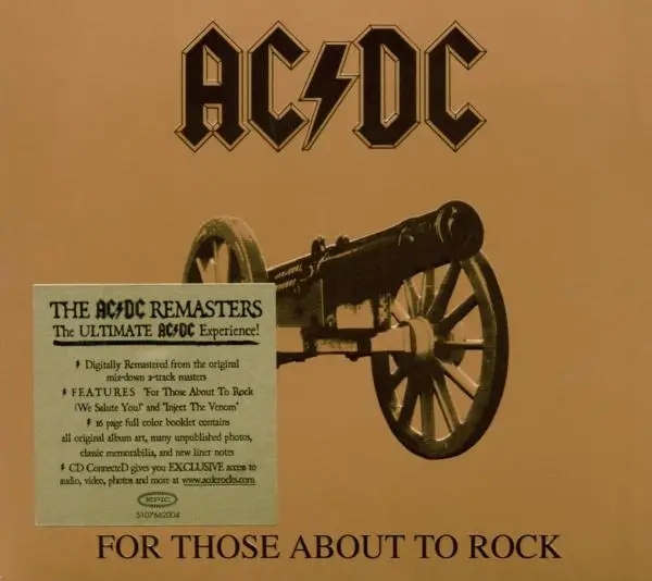 Album artwork for For Those About To Rock by AC/DC