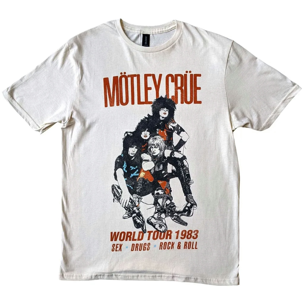 Album artwork for Unisex T-Shirt World Tour Vintage by Motley Crue
