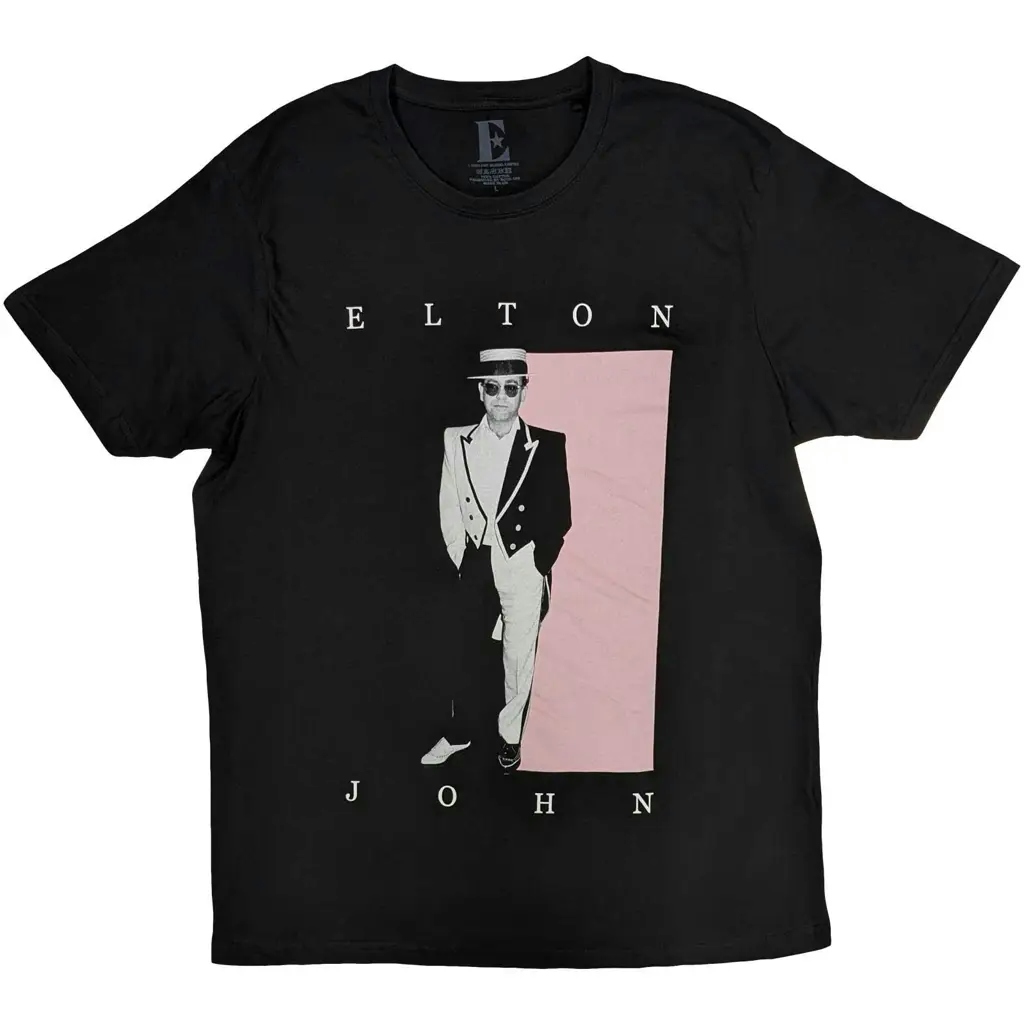 Album artwork for Elton John Unisex T-Shirt: Tux Photo  Tux Photo Short Sleeves by Elton John