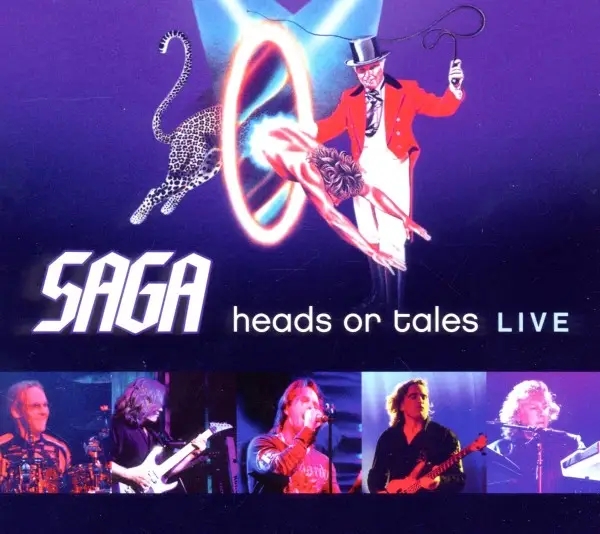 Album artwork for Heads Or Tales:Live by Saga