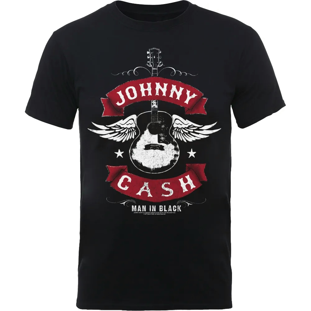 Album artwork for Unisex T-Shirt Winged Guitar by Johnny Cash