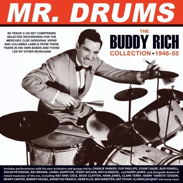 Album artwork for Mr.Drums-The Buddy Rich Collection 1946-1955 by Buddy Rich